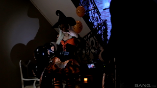 Private Gold 196 - Trick or Treat - New Cummer Nathaly Cherie Loves an Anal Ride.mp4