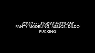 Miss Miserlou - Panty Modeling (Assjob, Dildo Fucking).mp4