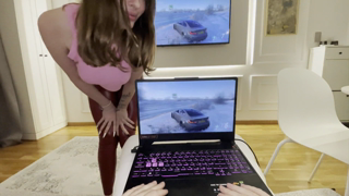 The cutie wants to ride my cock while I'm playing-(1080p50).mp4