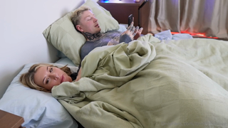 My step-brother accidentally cums inside me 🙈Lying in bed with my step-brother then he started jerking off. Oh I.mp4