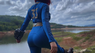 496 Fallout Cosplay - Redhead Beauty Rough Fucks with Stranger_4k_Sheer.mp4