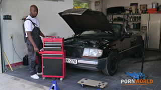 PornWorld Luna Bbunny - Horny Mechanic Takes An Interracial DP Pounding At The Garage GP3501 BTS 720p.mp4