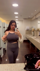 I was so excited that I showed my big boobs in public! 🫣🔥.mp4