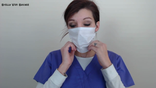 Stella Von Savage - Milking Procedure Handjob Latex Gloves.mp4