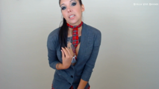 Stella Von Savage - Schoolgirl BJ Denial Blackmail Part 2.mp4