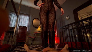Goddess Sydnie - Pov Ballbusting - Sadistic Goddess Sydnie Punches And Kicks Your Balls Barefoot And In Leather Boots.mp4