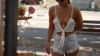 Braless in my white skimpy top [0b3b5e2e].mp4
