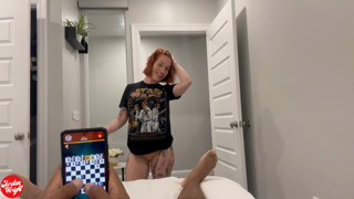 Marilyn Not Monroe - Bratty Redhead Takes The Biggest Facial Ever BBC - p1080.mp4