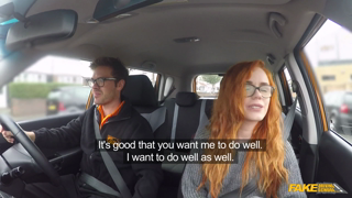 FakeDrivingSchool - 2017.03.19 Ella Hughes, Jasmine Jae, Ryan Ryder - Sweet redhead in Hard Threesome 1080p.mp4