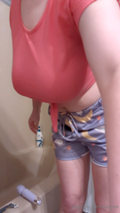 Red Head Shower Vibrator 01.mp4