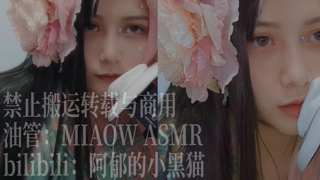 💙852，蓝心，疲劳的口腔音，双耳天儿耳，（3dio）49min丨阿郁的小黑猫丨爱发电.mp4