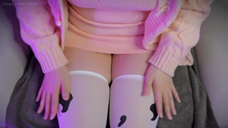 【4K／ASMR】猛烈に眠くなる😴太ももぎゅうぎゅうニーハイオイルタッピング🐮💕【睡眠導入／Thighs／No Talking／Sleep／Tapping／Scratching＼Relaxation】 (PJrvdlZn9tI).mp4