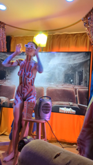 The most fun body paint bts video! [1185675516].mp4