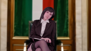 Tifa Lockhart Attends The Italian Senate Meeting.mp4