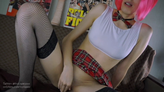 SCHOOLGIRL'S BROKEN HOLE  Anal Masturbation Fisting Gape Gaping Farts Wet Dildo Hairy Hardcore.mp4