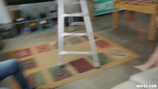 Tiny Babe Rides Dick Around The Room - Paisley Pepper & JMac.mp4