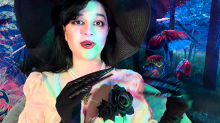 ASMR~ Lady Dimitrescu Resident Evil 4 Vampire  Palm Reading + Fortune Telling - Angelica's Grass (1080p, h264, youtube).mp4