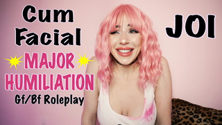 Goddess Fiona - T E E N Cum Facial CEI Humiliation JOI.mp4
