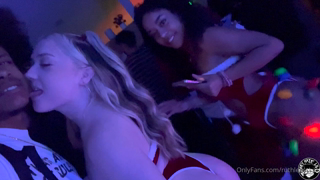 lil d got a Christmas present️ Met a naughty elf Rich dess at the party ended up breaking her down in her car.m4v