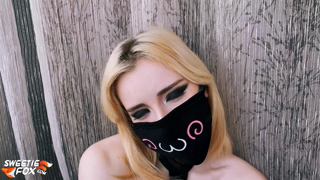 064 Blonde Jerk Off and Deepthroat Dick_4k.mp4