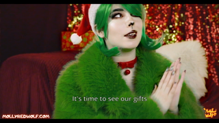 MollyRedWolf - Grinch. Hot Christmas Creampie - ManyVids.mp4