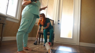 NaughtyNursesGivesPatientaFootjobBlowjobCombo_AderesQuinSweetPeach.mp4