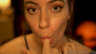 Up Close Lens Licking and Intimate Kisses - AdriaAfterDark.mp4