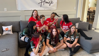 Bronwin Aurora, RedHeadWinter, Zoey Di Giacomo, Forest Faye, Dani Avery, Just Wingit, Leo London, Luna Baylee - Super Bowl Orgy 37m23s.mp4