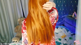 MollyRedWolf - Surprised him. Deepthroat,Sloppy Blowjob - Ma.mp4