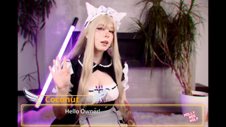 MollyRedWolf - Gave my neko a new toy. 4K Oral Creampie - Ma.mp4