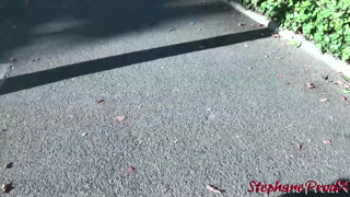 Cougar gets fucked in the forest.mp4