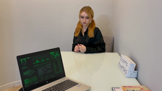 Dirty talk, lesbian professor masturbates while her clit while the student impales herself on a huge dildo for a passing grade-(1080p30).mp4