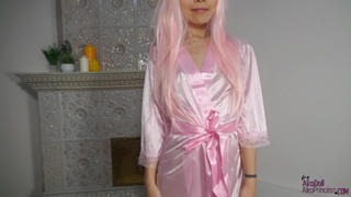 Satin Dream Glovesdresspanty Show Off.mp4