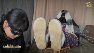 Sufalia - Amaline Foot Worship - Asian Submissive Loves Arabian Feet.mp4