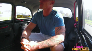 FemaleFakeTaxi - Passenger Obsessed by Drivers Tits.mp4