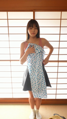 I tried changing clothes using a tenugui towel.mp4