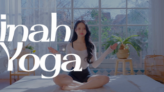 [4K] 빳빳한 허리？ 이거 따라하면 쫙 펴져요💦 힙업까지 되는 침대 스트레칭 ｜ inah. Yoga.webm