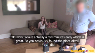 FakeAgentUK - 2016.08.10 Unexpected Creampie for Sexy Redhead 1080p.mp4