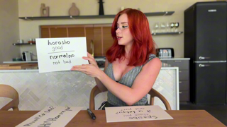 528 Redhead Russian Teacher Deepthroats and Hard Fucks Student POV_4k.mp4