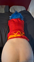 Avatar X MTG pack opening while he claps my cheeks doggy style prone bone then some missionary with a knotted ejaculating dildo making a big mess.mp4