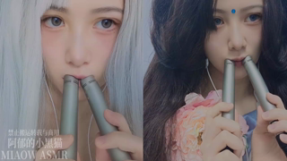 ❤️931，Red ，Mouth sounds 黑白口腔音 双耳 Binaural（Rode）【MIAOW ASMR阿郁的小黑猫】53min丨阿郁的小黑猫丨爱发电.mp4