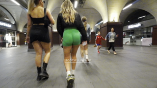 Bootyful - Smashed Blonde Green Shorts (4K).mov
