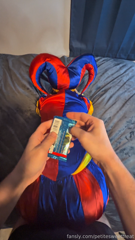 Sweet Pomni doggy and footjob action while opening some of the new Magic the Gathering Marvel Super Heroes packs Any good pulls besides some clussy and foot action.mp4
