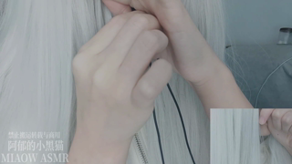 💙938，Blue （领夹麦Boya 手）双耳分层binaural【MIAOW ASMR阿郁的小黑猫】38min丨阿郁的小黑猫丨爱发电.mp4