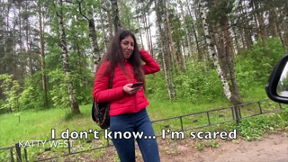 18 Year old Russian Girl Sucks Cock in a Car for Money. with Dialogue_Katty West_1080p.mp4