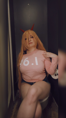  Chainsaw Man Power Touch My Boobs .mp4