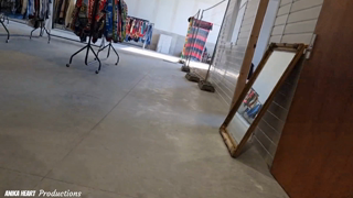 Anika Heart - CHANGING ROOM Door Left OPEN - DARING Girl getting NAKED in a Clothing Store - CANDID.mp4
