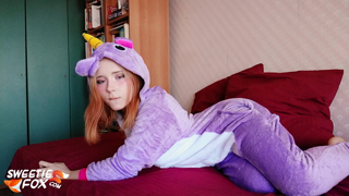 002 Cute Teen in Unicorn Suit Fingering_1080p.mp4