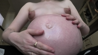 sydney_harwin_oil_up_my_pregnant_belly.mp4