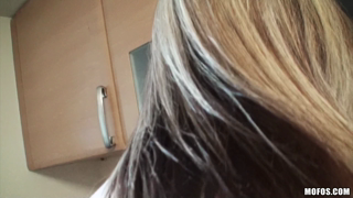 Blonde Babe Fucks Over Breakfast - Brittney Bell.mp4